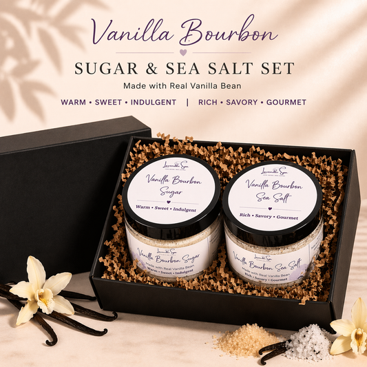 Vanilla Bourbon Duo – Sugar & Sea Salt Gift Set