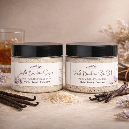 Vanilla Bourbon Duo – Sugar & Sea Salt Gift Set