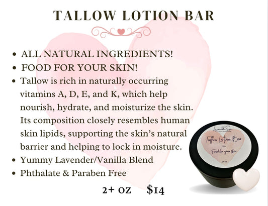 Tallow Lotion Bar